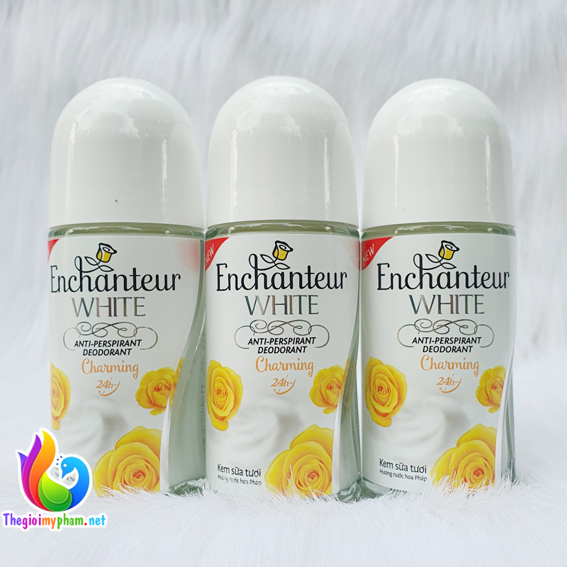 Lăn Khử Mùi Trắng Da Enchanteur Charming 50ml
