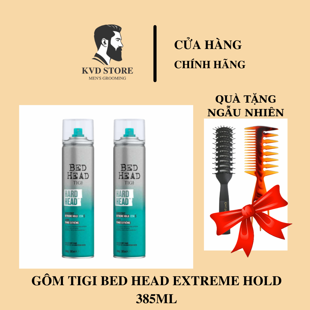 Gôm xịt tóc tigi bed head extreme hold 385ml