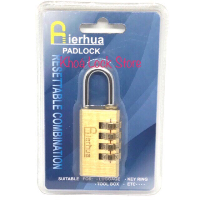 [HCM]Ổ khoá số FIERHUA 3 phân AH284