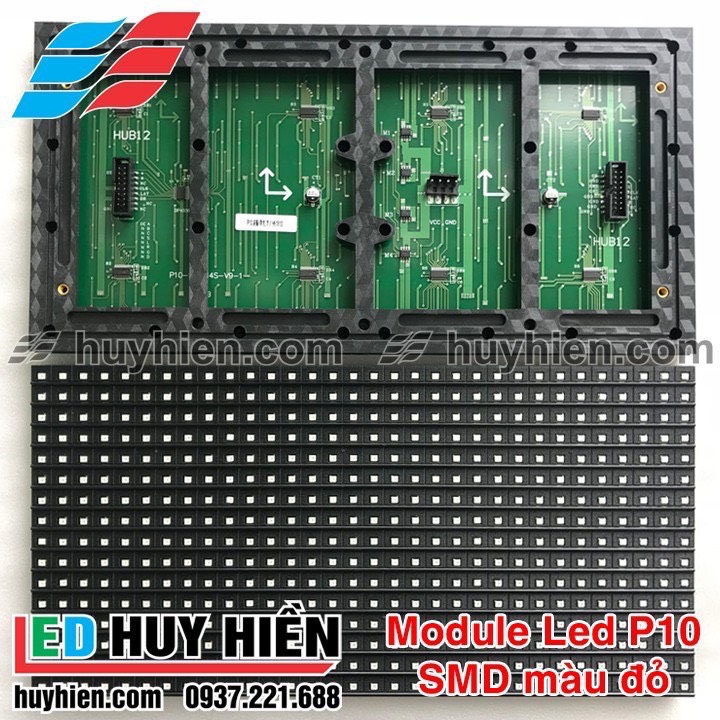 Module led ma trận P10 SMD Màu Đỏ ( Led P10 SMD Màu Đỏ ) Đủ phụ kiện