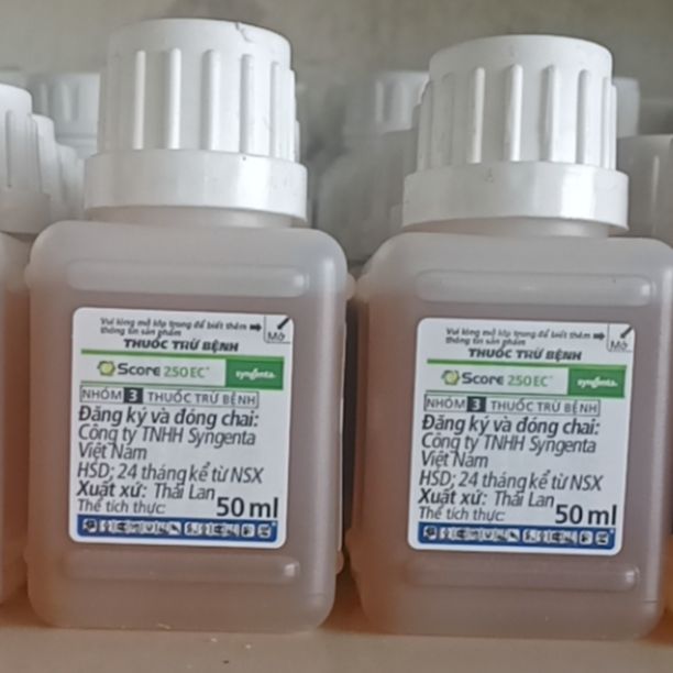 Thuốc trừ bệnh score gold 250ec chai 50ml .