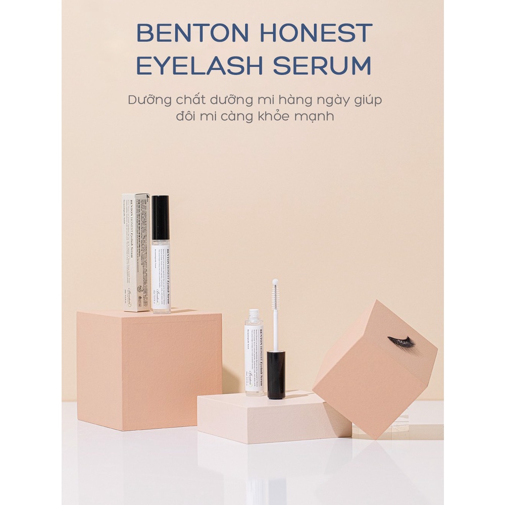Tinh Chất Dưỡng Mi Chăm Sóc Chuyên Sâu Cho Lông Mi Yếu Benton Honest Eyelash Serum 10ml