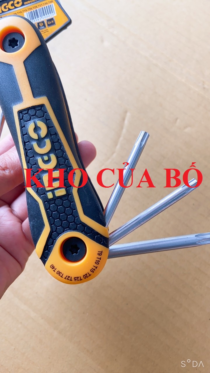 Bộ 8 chìa lục giác bông Ingco HHK14083