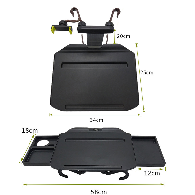 Car Desk Steering Wheel Table Seat Back Tray