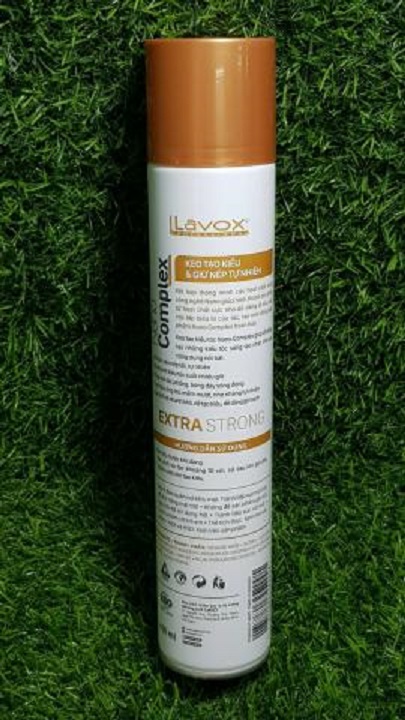 [HCM]Gôm tạo kiểu tóc Lavox Nano Complex 420ml