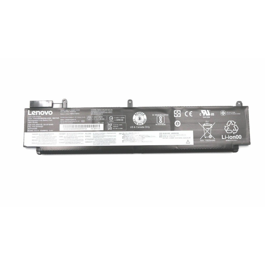 Pin(Battery) - [PIN ZIN]laptop Lenovo Thinkpad T460S T470S