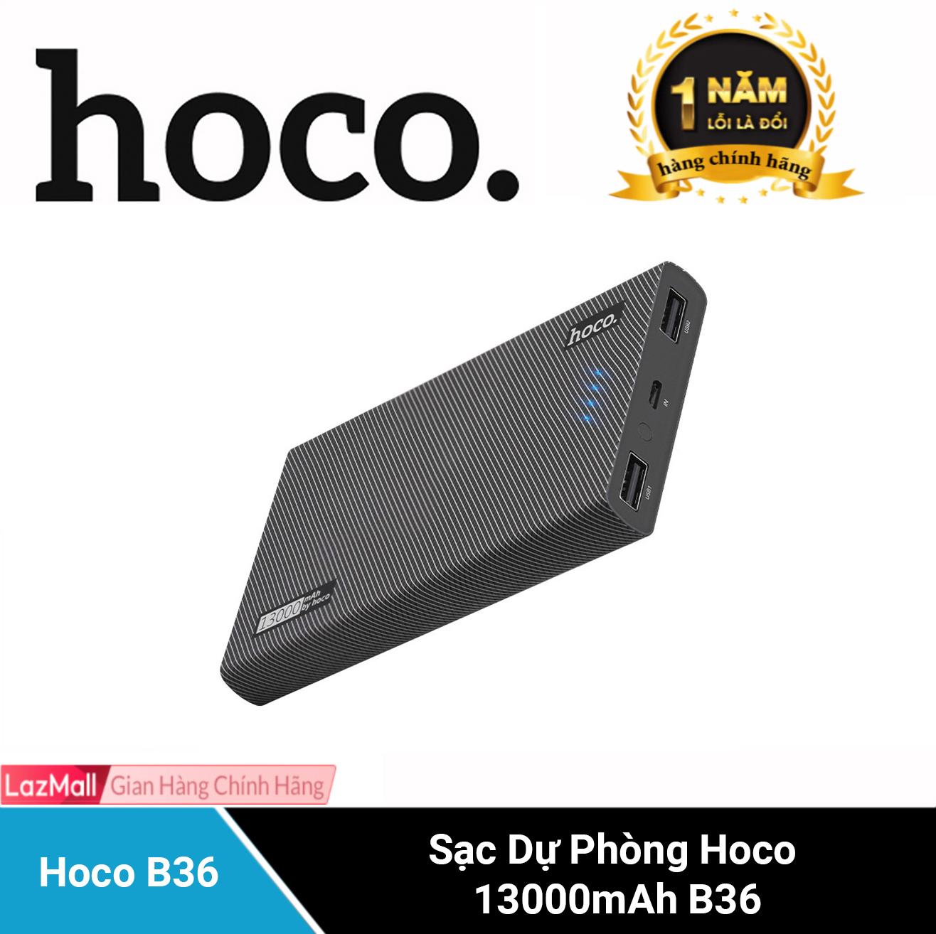 Sạc dự phòng HOCO B36 - 13000 mAh - 2 cổng sạc