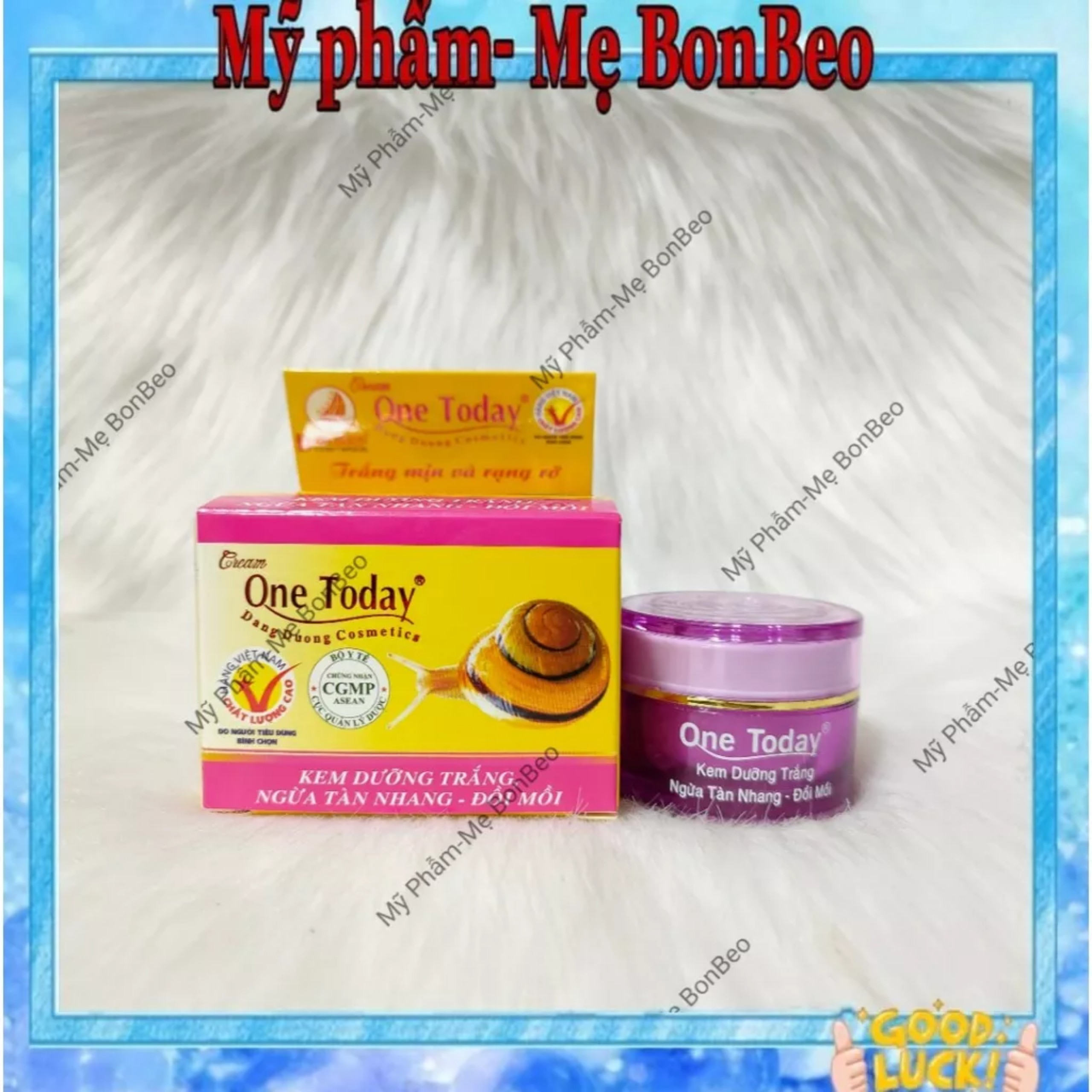 Kem dưỡng trắng da ốc sên One today 9g