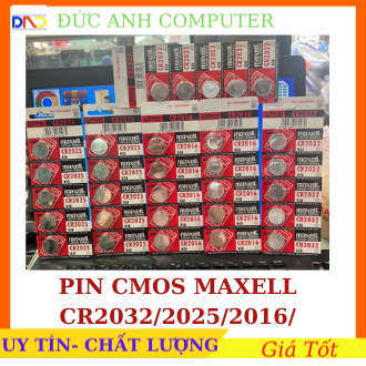 Pin cmos maxell cr2025 /cr2016 / cr2032, chính hãng 100%