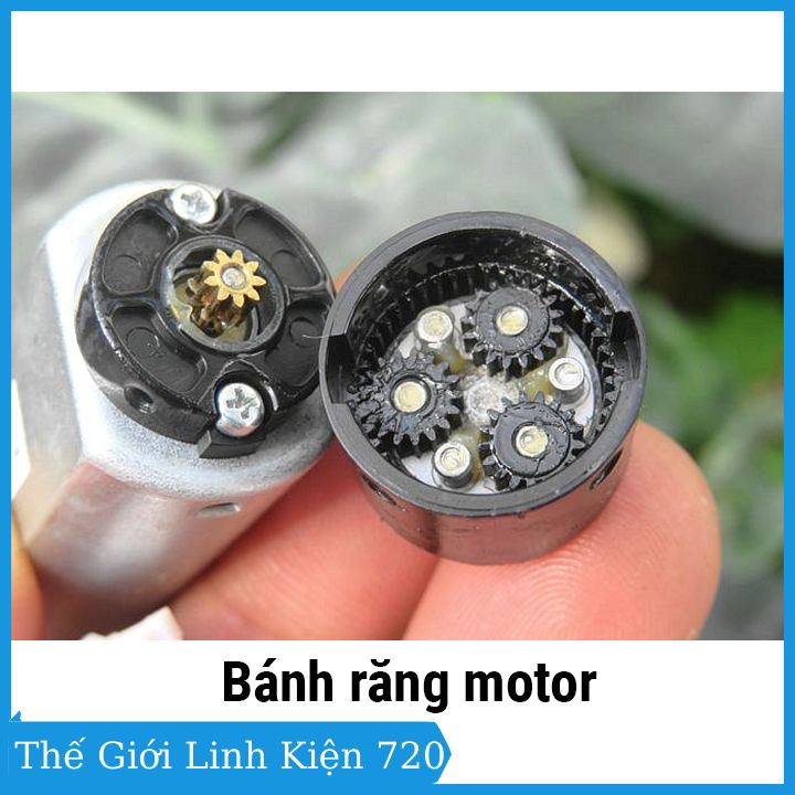 Động cơ giảm tốc 180 3V tốc độ motor 1350 vòng/phút