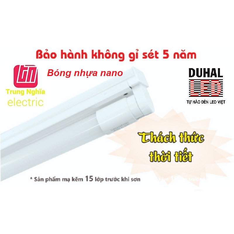 Bộ máng đèn led nhựa nano 1m2 batten t8 duhal kdhd320