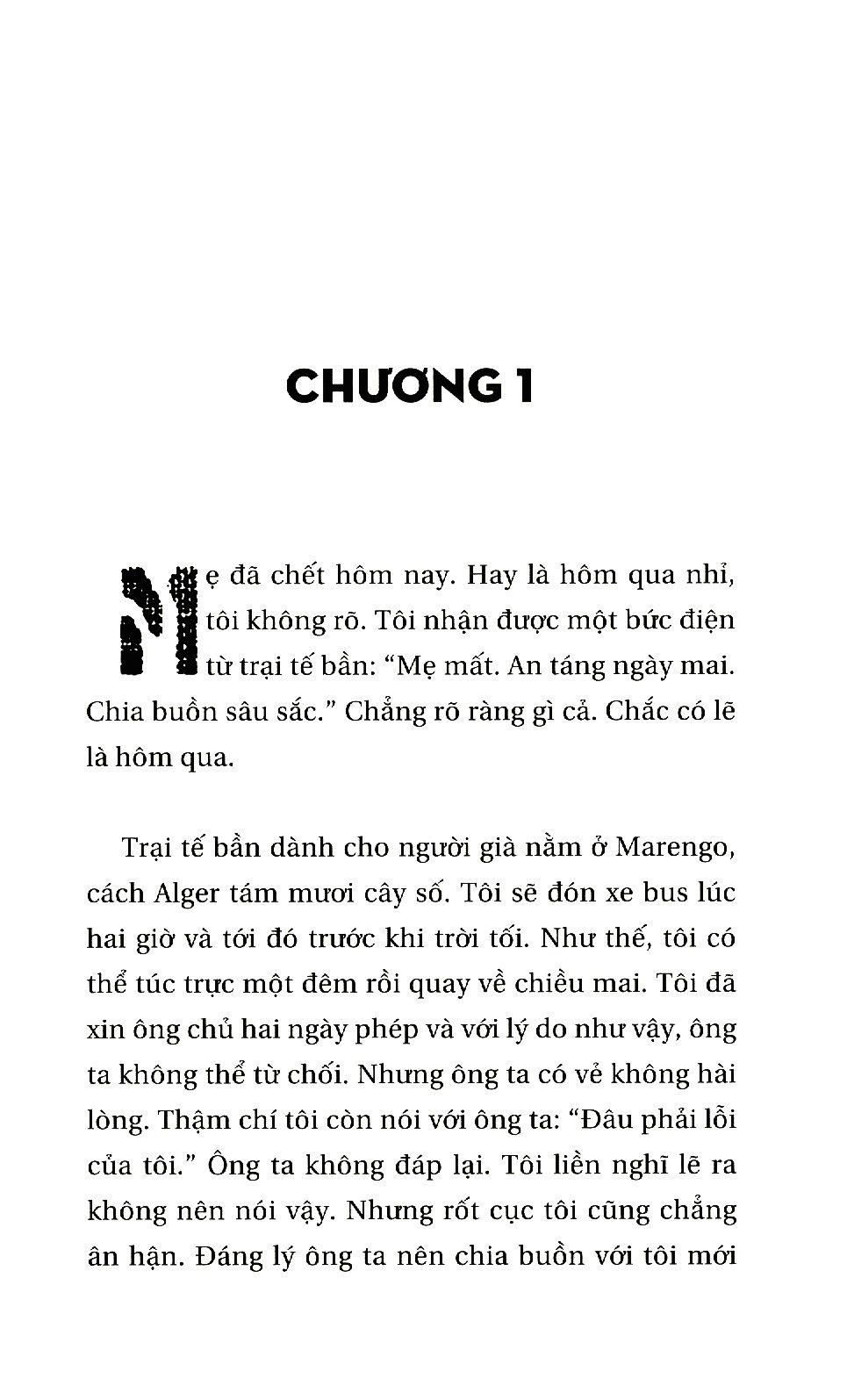 Người Xa Lạ (Bìa Mềm) - Tái Bản 2019