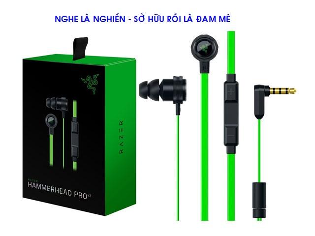 TAI NGHE RAZER HAMMERHEAD PRO V2