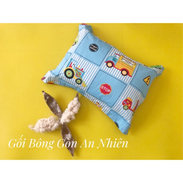 Gối bông gòn tự nhiên cho bé 35x50cm