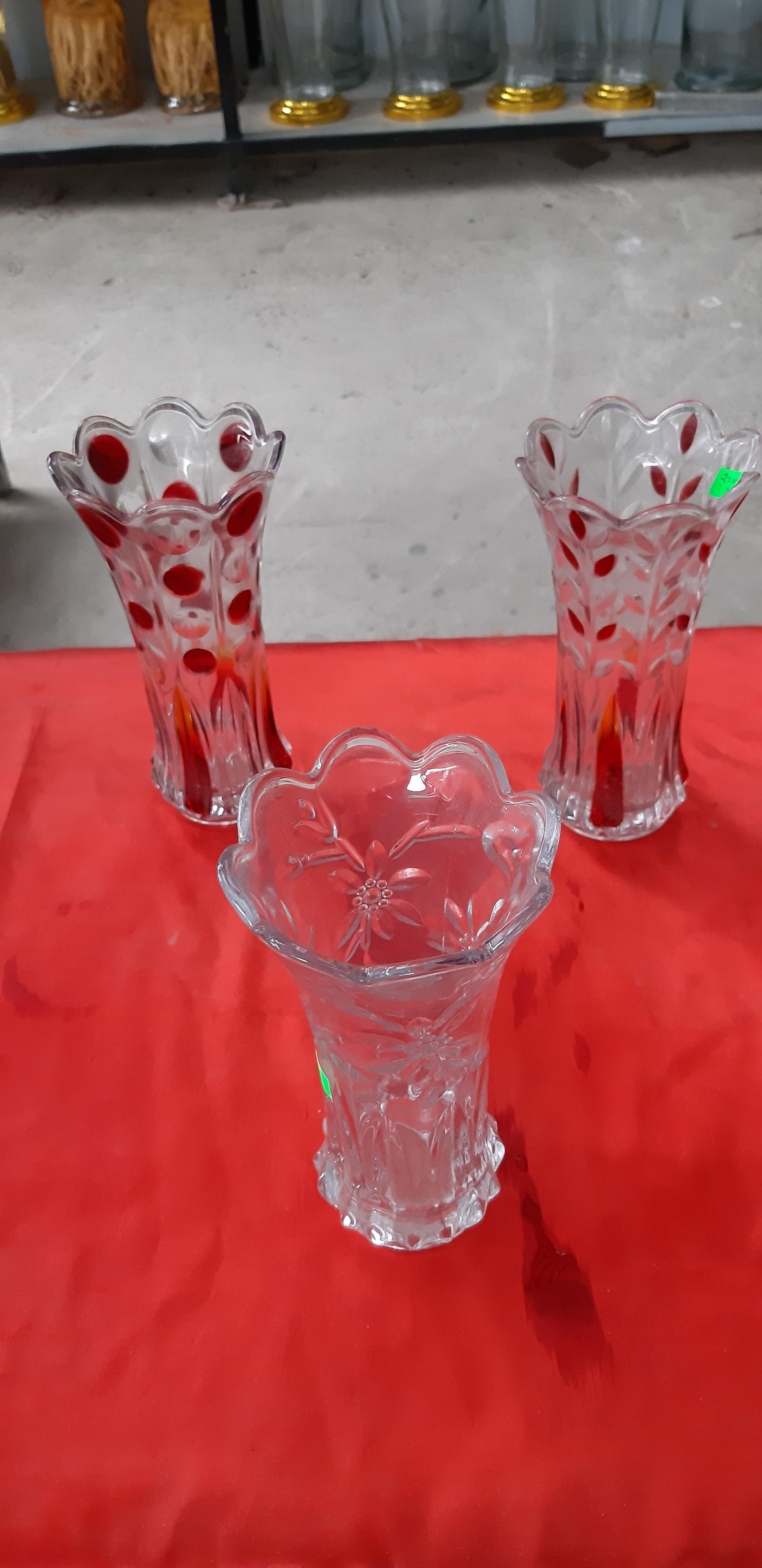 Lọ hoa thủy tinh cao cấp 20cm
