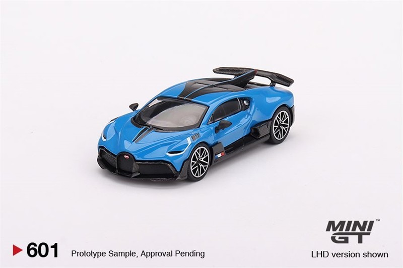 Mô hình xe Bugatti Divo Blue 2022 tỉ lệ 1:64 MiniGT