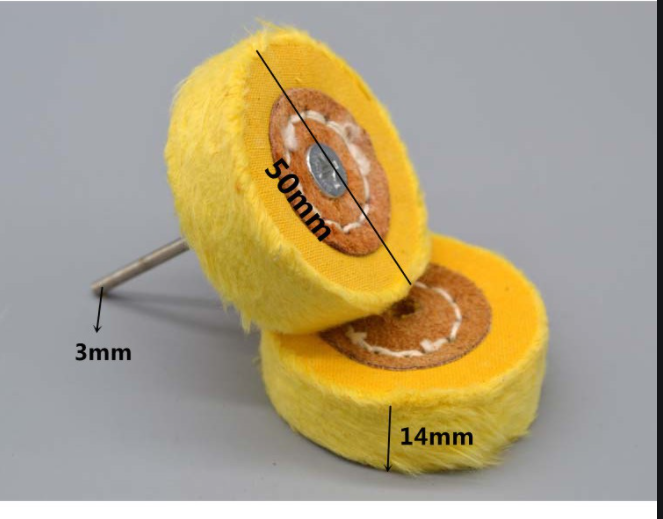 Vải bông đánh bóng hình mặt phẳng 2 inch