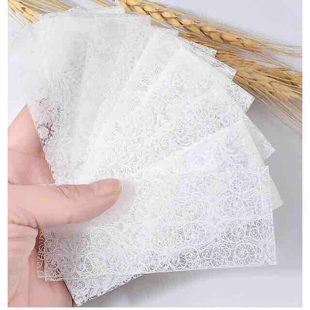 Giấy foil trắng dán móng