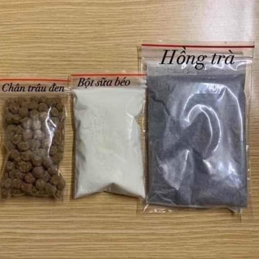 Sét làm trà sữa trân châu đường đen
