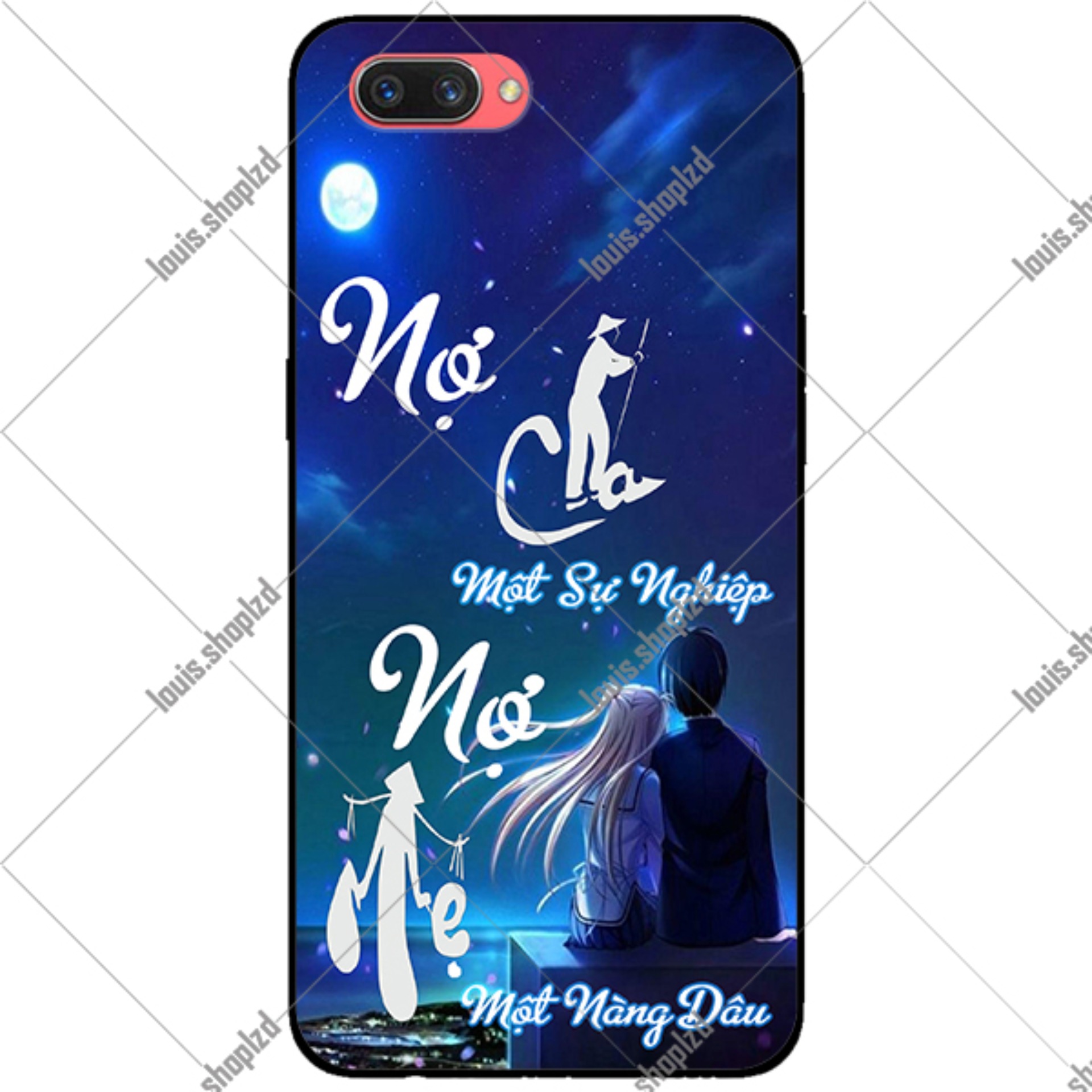 Ốp Lưng Oppo A3s/ Realme C1 Mẫu Nợ Cha Nợ Mẹ