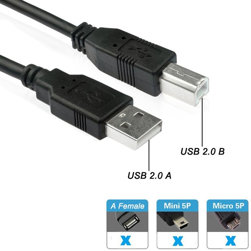 Cáp máy in cổng USB dài 1.5M chống nhiễu tốt