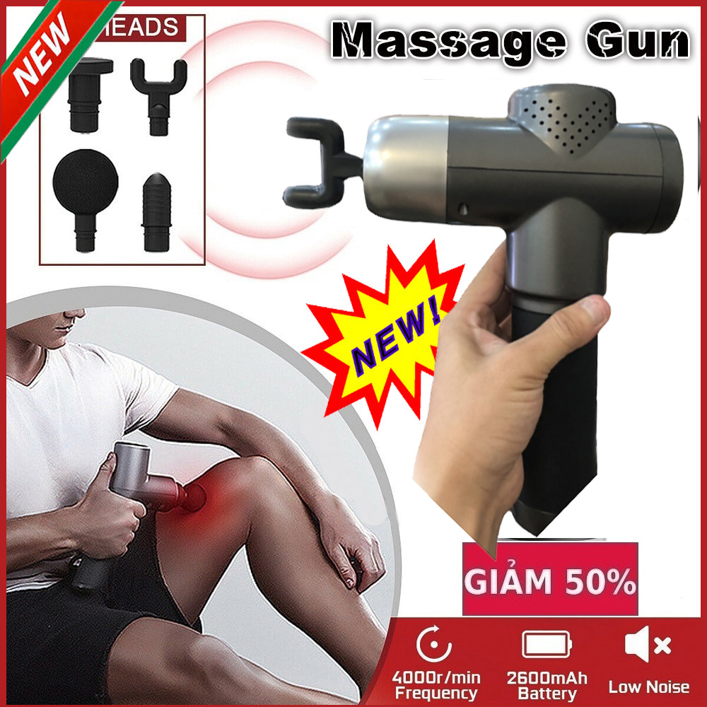 Máy (súng) massage cầm tay Gun SL-8860 trị liệu,Súng Massage Gun, Máy Massage Gun,giảm cơn đau căng thẳng,sản phẩm tốt cho người tập gym và vơ cơ khi tâp gym.(SALE-50%)