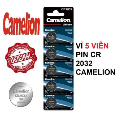 [HCM]Vỉ 5 viên pin CR2032 3V CAMELION CR-2032 2032 3 Vol (Hàng hãng)