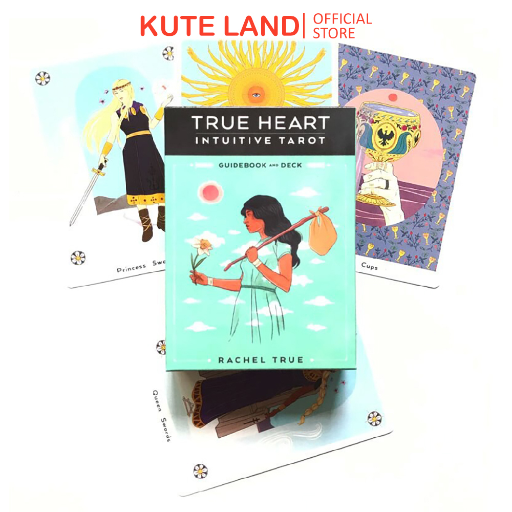 Bài Tarot  True Heart Intuitive Tarot Tặng Đá Thanh Tẩy