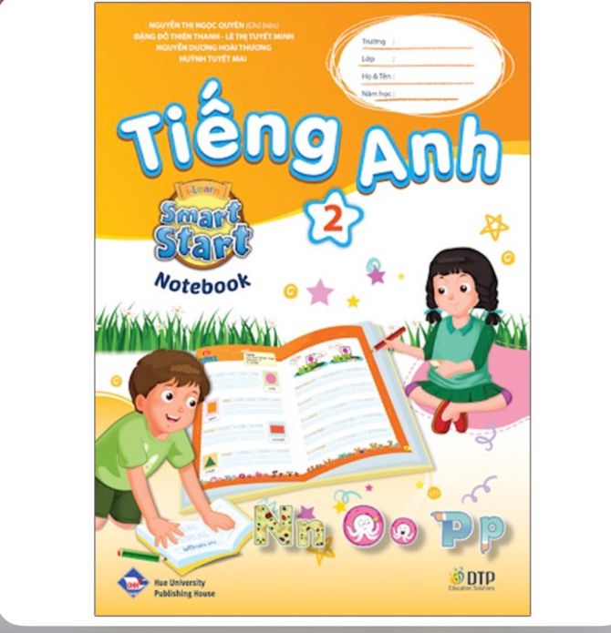 Sách - Tiếng Anh 2 I-Learn Smart Start - Notebook (Vở Tập Viết)