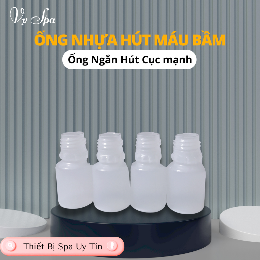 Combo 10 ống hút máu bầm ống hút mụn mủ dùng trong spa