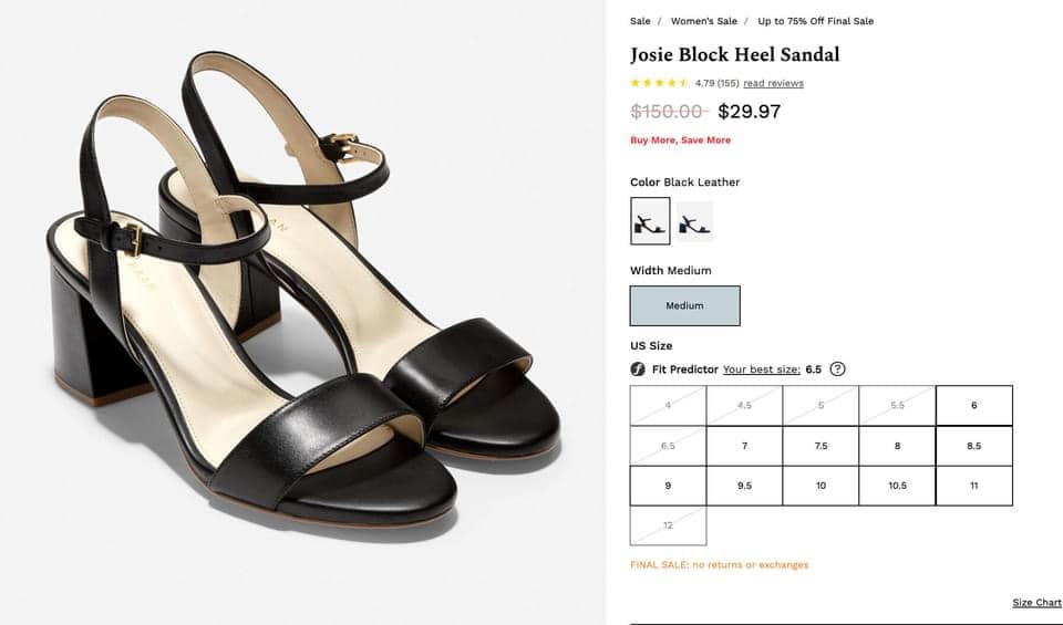 GIÀY SANDAL COLE HAAN