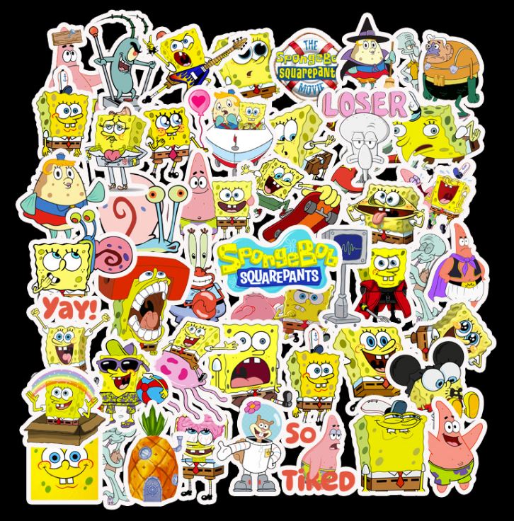 Sticker HOẠT HÌNH VUI NHỘN nhựa PVC không thấm nước, dán nón bảo hiểm, laptop, điện thoại, Vali, xe, Cực COOL #20