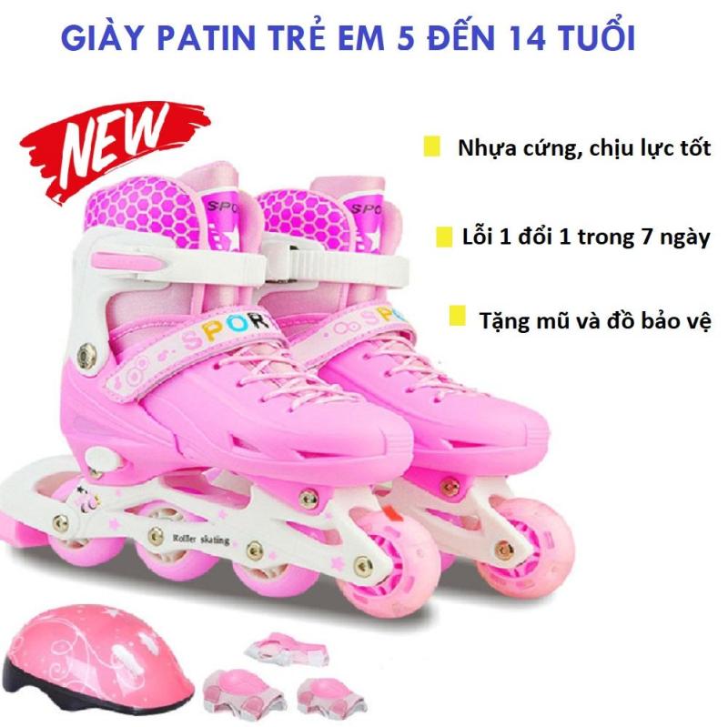 Phân phối Ván Trượt, Giày Trượt Patin Cho Bé, Giày Trượt Patin Sport Cho Bé Yêu KT48 Chất Liệu PVC Mền Không Đau Chân, Khung Xương Chắc Chắn Nâng Đỡ Tốt Trọng Lượng Cơ Thể Bé - Bảo Hành Uy Tín Lỗi 1 Đổi 1 Toàn Quốc.