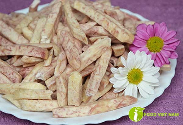 Khoai môn sấy sợi giòn ngon 500g hàng xuất khẩu- đồ ăn tết - đồ ăn vặt hkfoods
