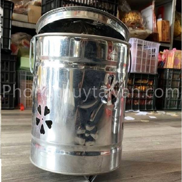 Lò đốt giấy tiền ,vàng mã INOX 🏮(2 size)