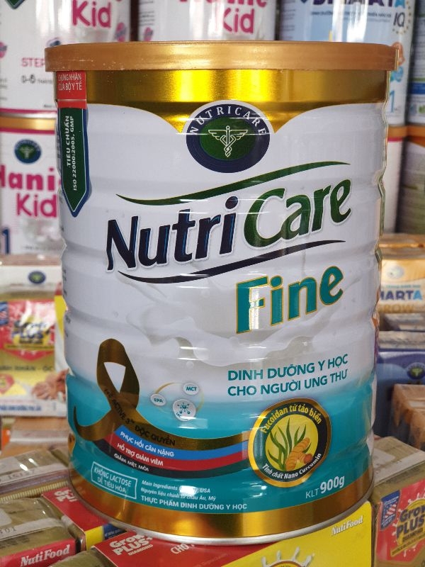 Sữa Bột Nutricare Fine Dành cho bệnh nhân Ung Thư 900g (CHÍNH HÃNG, DATE MỚI)
