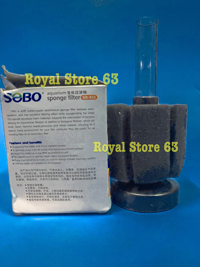 Sobo SB-933 Sponge Filter Oxy lọc vi sinh cho bể cá cảnh