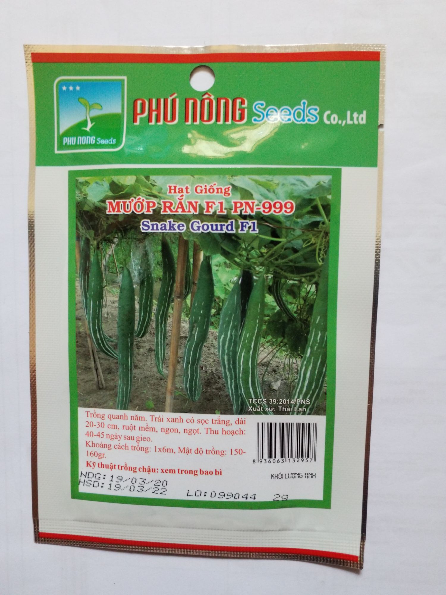 [HCM]Hạt giống mướp rắn Phú Nông - 2gr