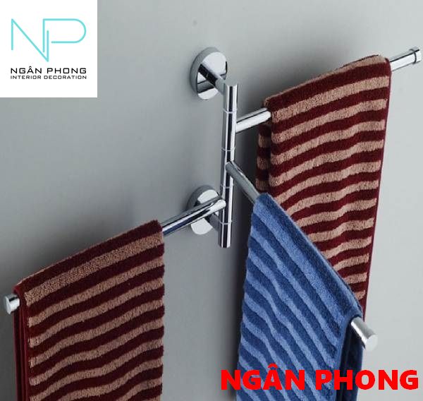 [HCM]THANH TREO KHĂN 360 ĐỘ-INOX 201