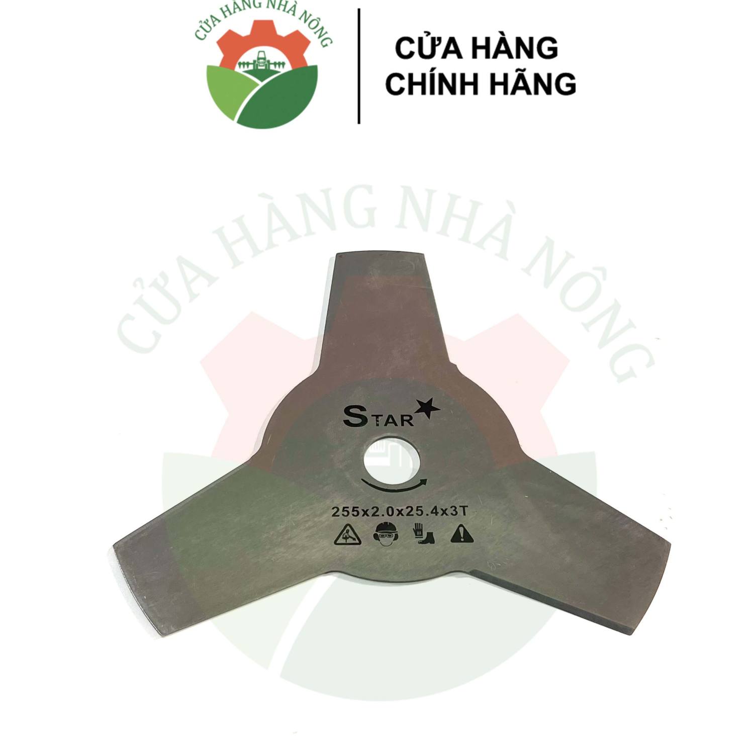 Lưỡi cắt cỏ 3 cạnh 3t x 2.0 hiệu star chất lượng tốt