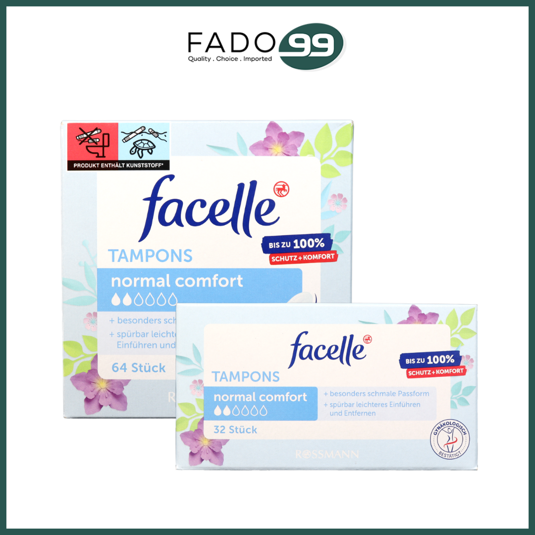 Tampons/Băng vệ sinh dạng nút Facelle Nhập khẩu Đức