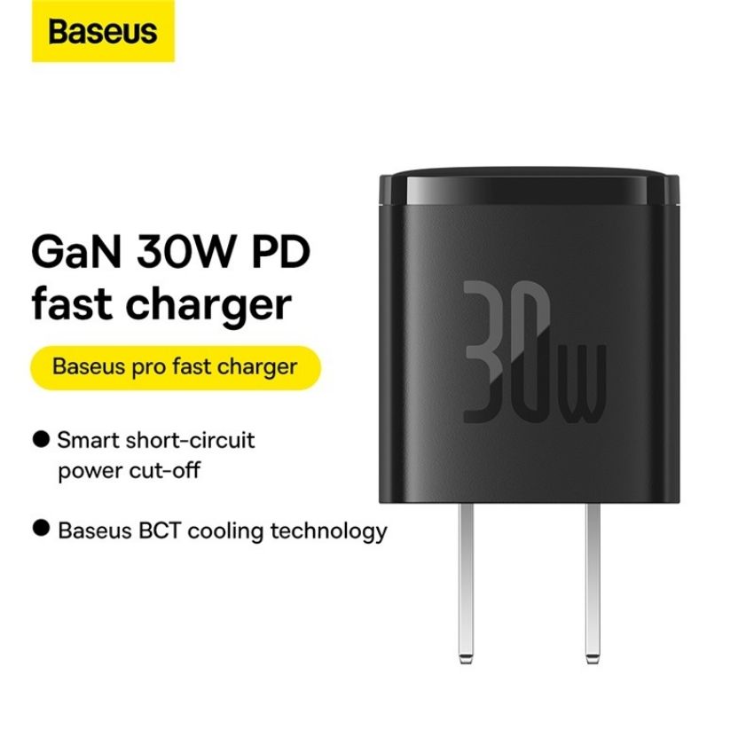 Củ sạc nhanh Baseus Cube Pro Fast Charger 1C 30W CCXF
