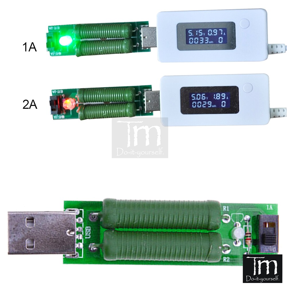Tải Giả USB 5V 1A-2A Kiểm Tra Sạc - SDP