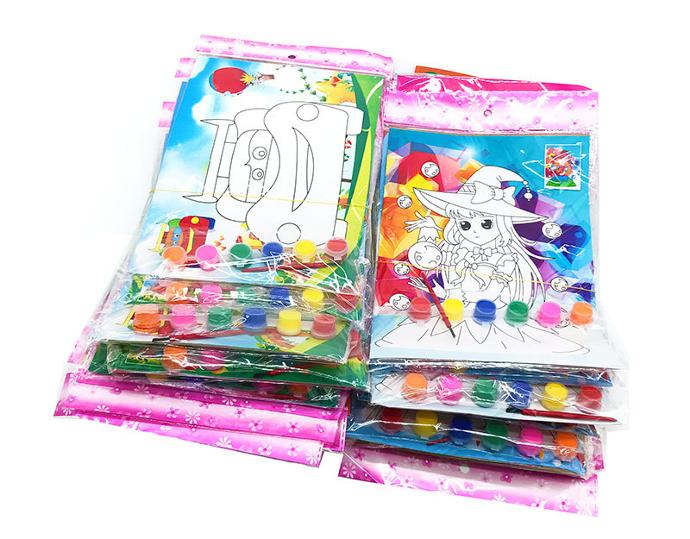 Combo 10 Tranh tô màu nước