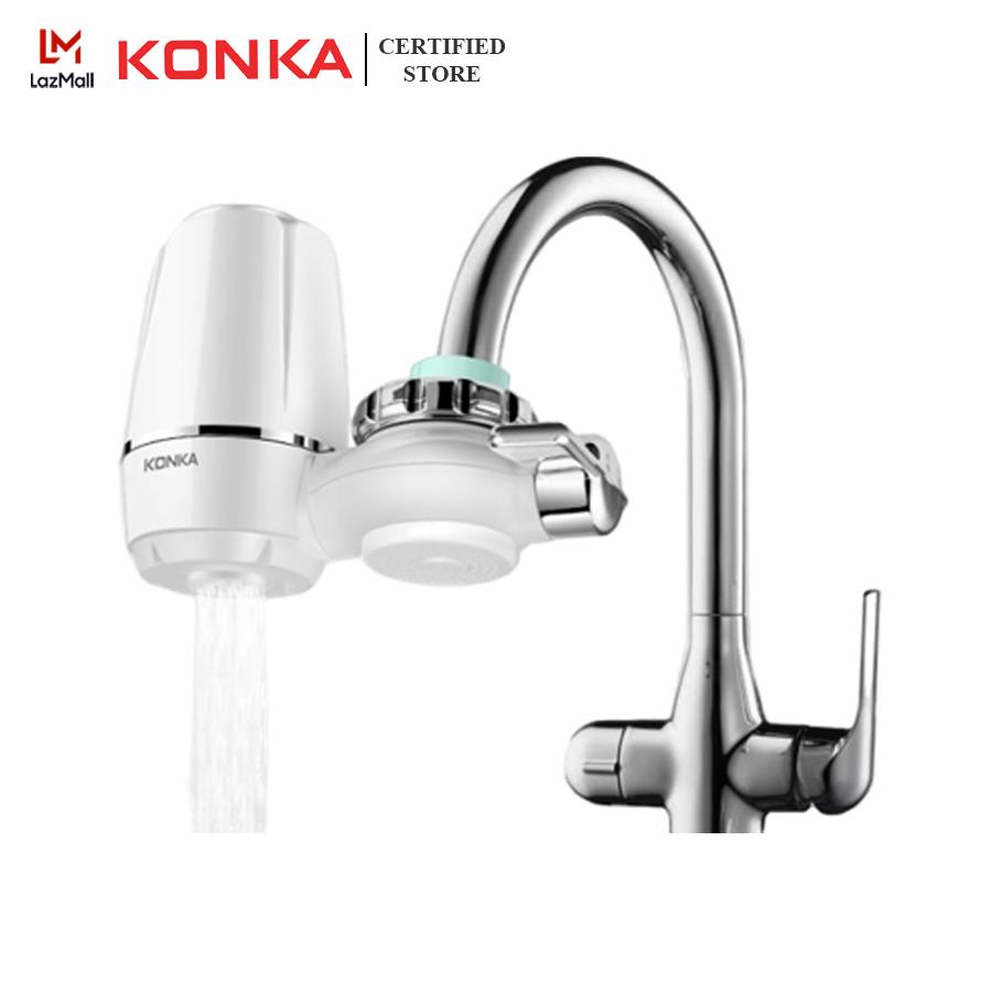 Bộ lọc nước Konka KPW - LT01 lọc sạch nước an toàn không mùi clo, công nghệ 9 màng lọc, máy lắp trực tiếp tại vòi nước