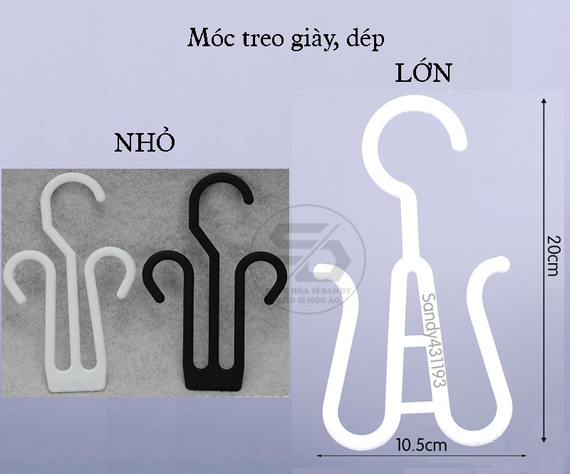 Móc Treo Giày Dép - Móc Treo Vớ ( Bộ 10 móc )