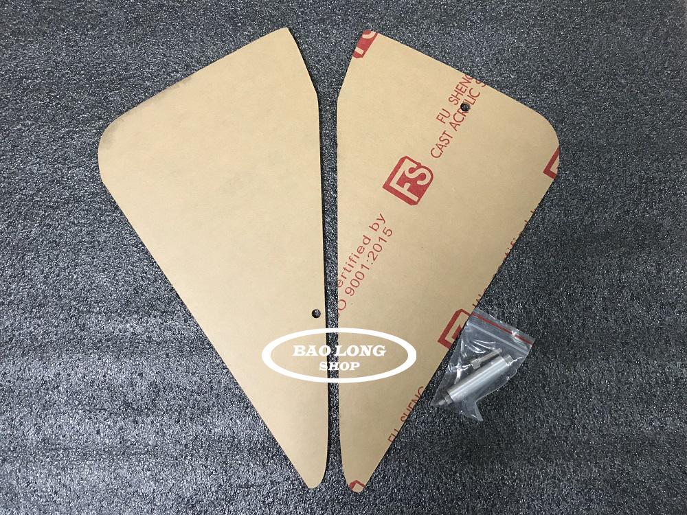 Meca trong suốt Ốp hông xe Raider FI (có chữ)