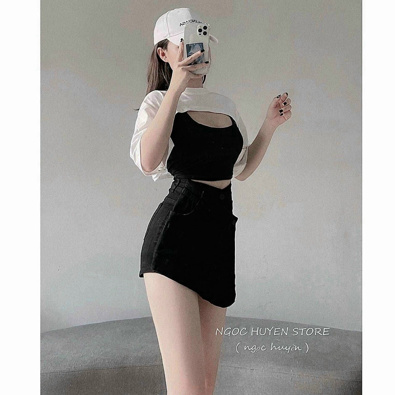 Chân Váy Đắp Tà  C012