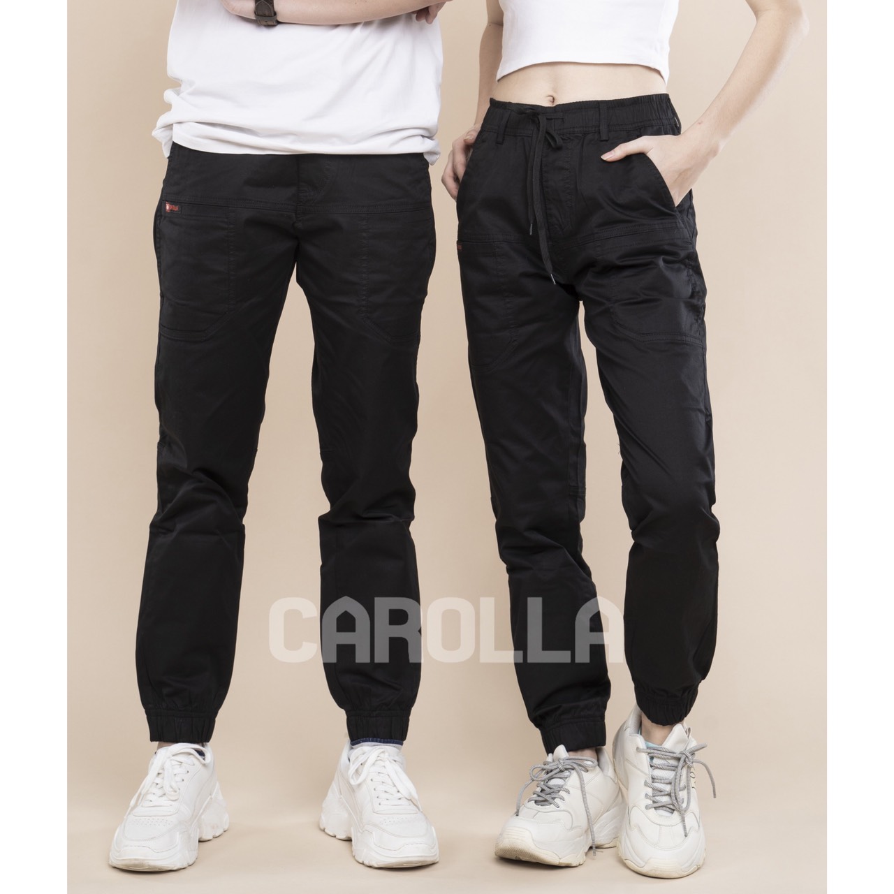 QUẦN JOGGER NAM NỮ _ MÀU ĐEN