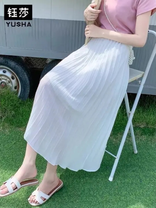 [Bán giá lẻ bằng sỉ] Chân váy xếp ly dáng dài siêu đẹp (hình thật + video)